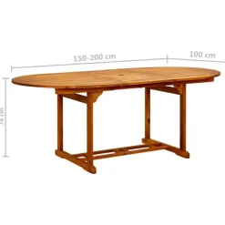 vidaXL - Tuinset grijs - 6 fauteuils en (150-200)x90 cm tafel - Poly rattan