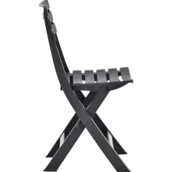 vidaXL - Tuinstoel - Antraciet - Kunststof - 2 stuks