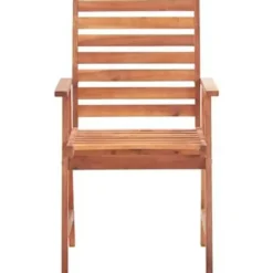 vidaXL - Tuinstoel - Bruin - Hout - 2 stuks