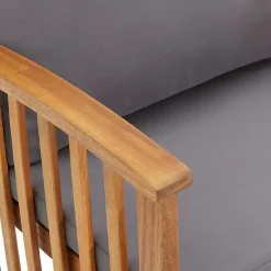 vidaXL - Tuinstoel - Grijs - Hout