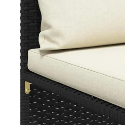 vidaXL - Tuinstoel - Zwart - Rattan