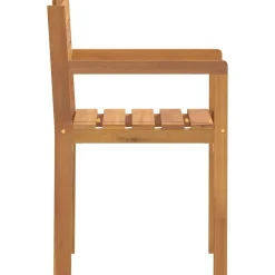 vidaXL - Tuinstoelen - Bruin - Massief acaciahout - 4 stuks - 50x53x80 cm