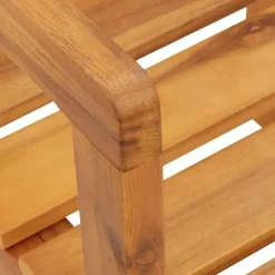 vidaXL - Tuinstoelen - Bruin - Massief acaciahout - 4 stuks - 50x53x80 cm