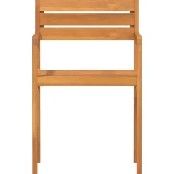 vidaXL - Tuinstoelen - Bruin - Massief acaciahout - 4 stuks - 50x53x80 cm