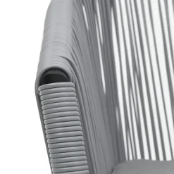 vidaXL - Tuinstoelen - Grijs - Polyetheen - 2 stuks