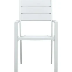 vidaXL - Tuinstoelen - Wit - Hout - 4 stuks