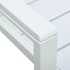 vidaXL - Tuinstoelen - Wit - Hout - 4 stuks