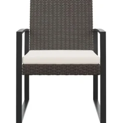 vidaXL - Tuinstoelen - Zwart - Polypropyleen - 2 stuks