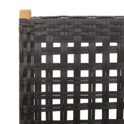 vidaXL - Tuinstoelen - Zwart - Acaciahout - 2 stuks - 57x70x109 cm