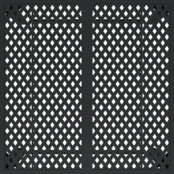 vidaXL - Tuintafel - Antraciet - Staal - 80 x 80 x 72 cm