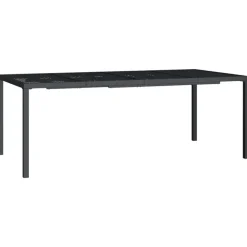 vidaXL - Tuintafel - Antraciet - Staal - 200 x 100 x 72 cm