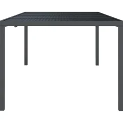vidaXL - Tuintafel - Antraciet - Staal - 200 x 100 x 72 cm