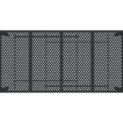 vidaXL - Tuintafel - Antraciet - Staal - 200 x 100 x 72 cm