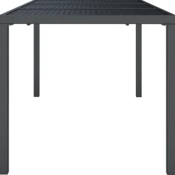 vidaXL - Tuintafel - Antraciet - Staal - 165 x 80 x 72 cm
