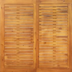 vidaXL - Tuintafel - Bruin - Acaciahout - 110 x 110 x 75 cm