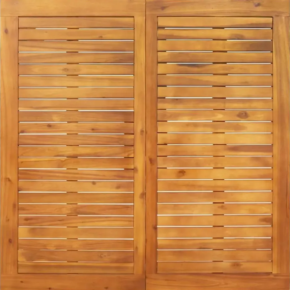 vidaXL - Tuintafel - Bruin - Acaciahout - 110 x 110 x 75 cm