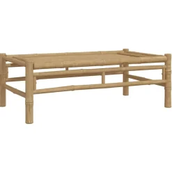 vidaXL - Tuintafel - Bruin - Bamboe - 100 x 55 x 33 cm