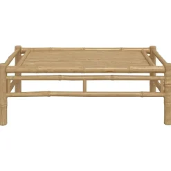 vidaXL - Tuintafel - Bruin - Bamboe - 100 x 55 x 33 cm
