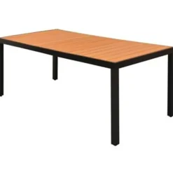 vidaXL - Tuintafel - Bruin - WPC - 185 x 90 cm