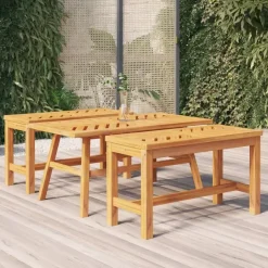 vidaXL - Tuintafel - Bruin - Acaciahout