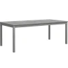 vidaXL - Tuintafel - Grijs - Massief acaciahout - 200 x 100 x 75 cm
