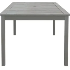 vidaXL - Tuintafel - Grijs - Massief acaciahout - 200 x 100 x 75 cm