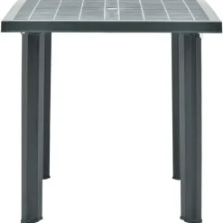 vidaXL - Tuintafel - Groen - Kunststof