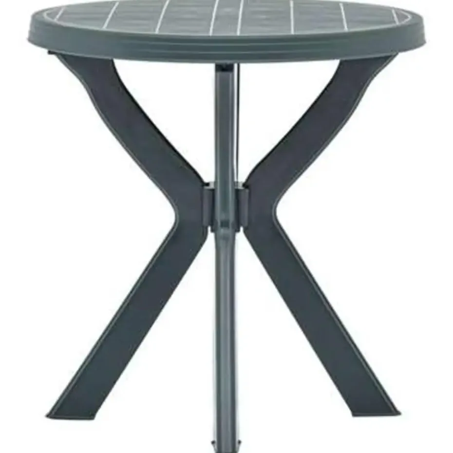 vidaXL - Tuintafel - Groen - Kunststof