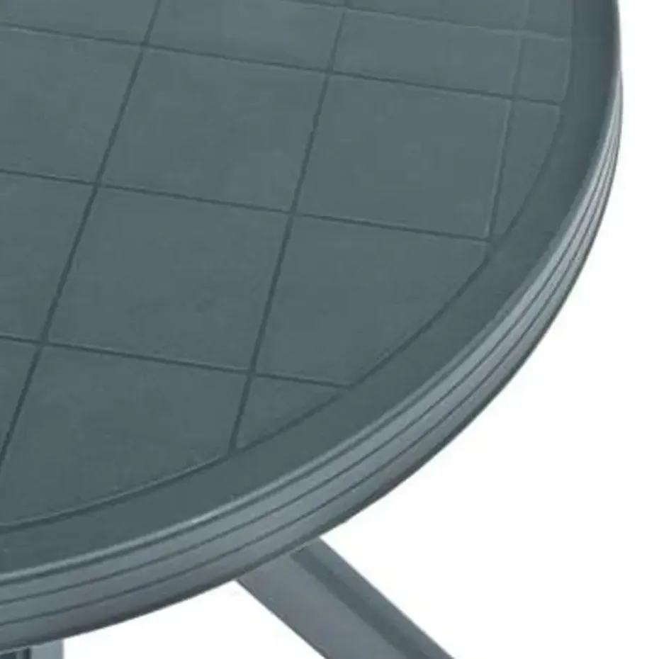 vidaXL - Tuintafel - Groen - Kunststof