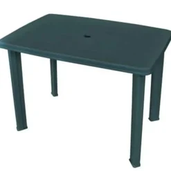 vidaXL - Tuintafel - Groen - Kunststof - 101 x 68 x 72 cm