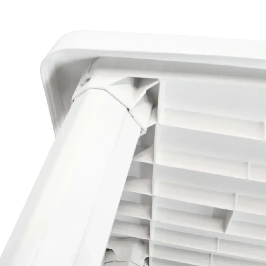 vidaXL - Tuintafel - Wit - Kunststof - 101 x 68 x 72 cm