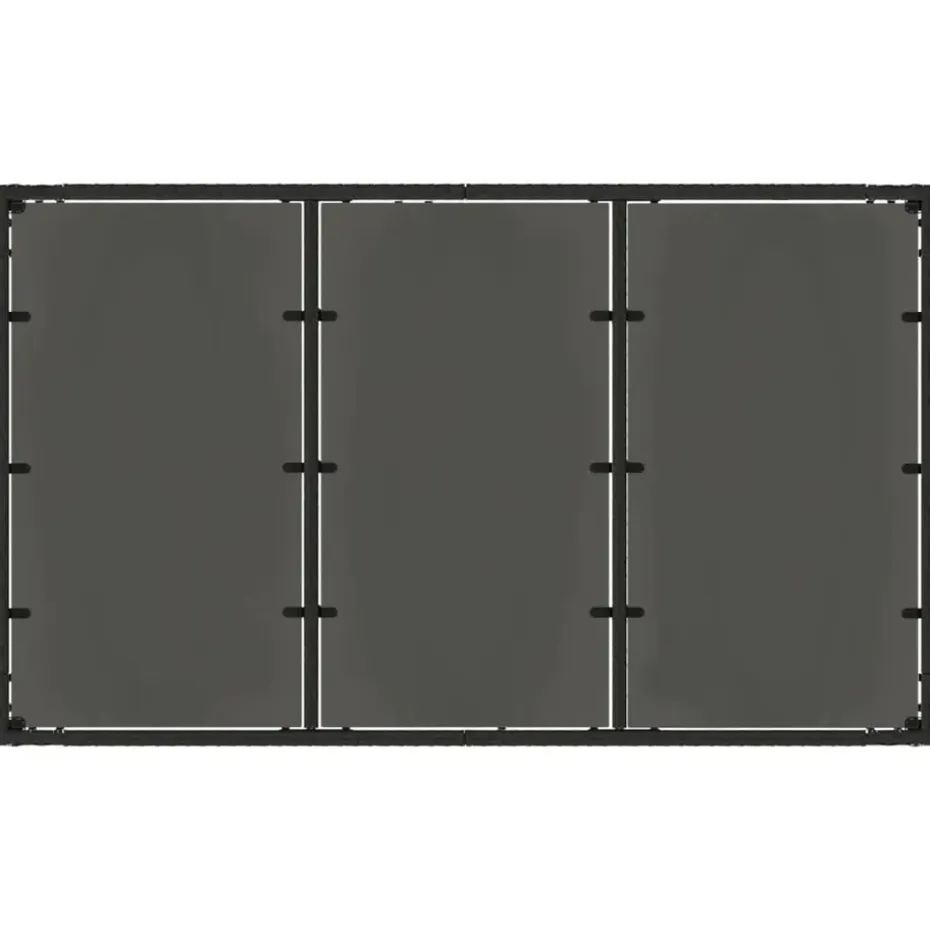 vidaXL - Tuintafel - Zwart - Poly rattan - 150 x 90 x 75 cm