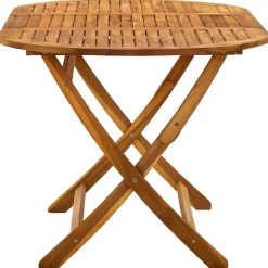 vidaXL - Tuintafel inklapbaar - Bruin - Massief acaciahout - 160 x 85 x 75 cm