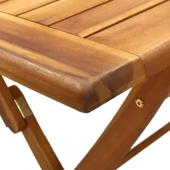 vidaXL - Tuintafel inklapbaar - Bruin -Massief acaciahout - 120 x 70 x 75 cm