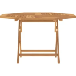 vidaXL - Tuintafel inklapbaar - Bruin - Massief teakhout - 110x110x75 cm