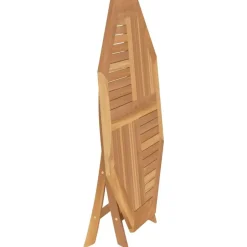 vidaXL - Tuintafel inklapbaar - Bruin - Massief teakhout - 110x110x75 cm