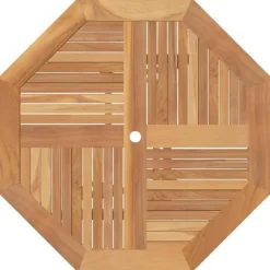 vidaXL - Tuintafel inklapbaar - Bruin - Massief teakhout - 110x110x75 cm