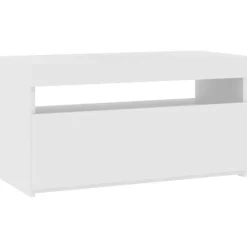 vidaXL - Tv-kast - Wit - Bewerkt hout