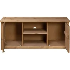 vidaXL - Tv-meubel - Bruin - Grenenhout