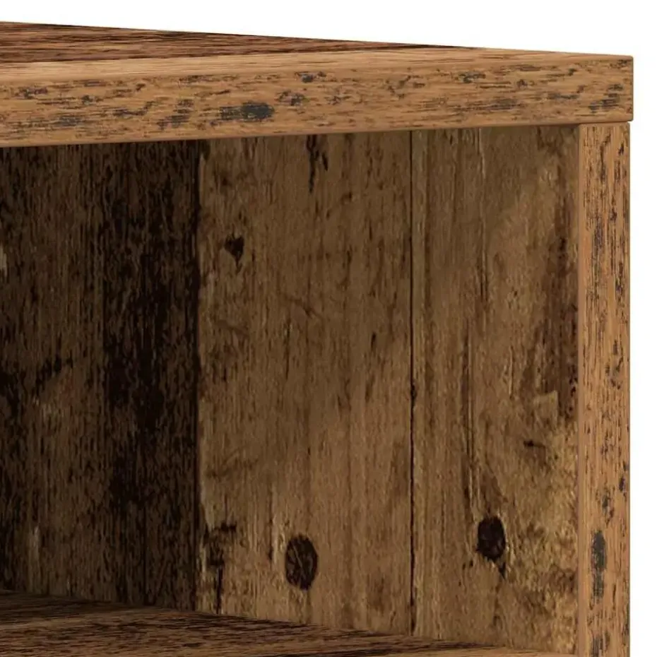 vidaXL - TV-meubel 3 vakken 3 deuren - Oud hout - Hout - 150x30x44.5 cm