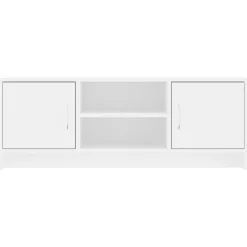vidaXL - Tv-meubel - Wit - Bewerkt hout - 102 x 30 x 37.5 cm