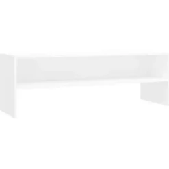 vidaXL - Tv-meubel - Wit - Bewerkt hout