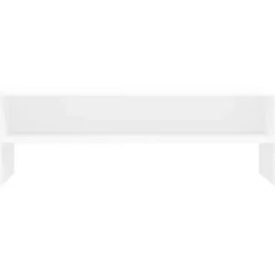 vidaXL - Tv-meubel - Wit - Bewerkt hout