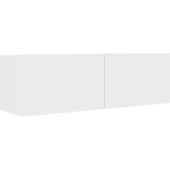vidaXL - Tv-meubel - Wit - Bewerkt hout