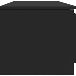 vidaXL - Tv-meubel - Zwart - Bewerkt hout