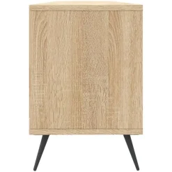 vidaXL - TV-meubel met 3 deuren en 3 vakken - Sonoma eiken - 150x30x44.5 cm