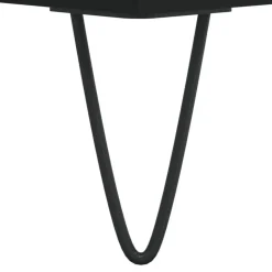 vidaXL - TV-meubel met 2 lades en 2 vakken - Zwart - Hout - 80x36x50 cm