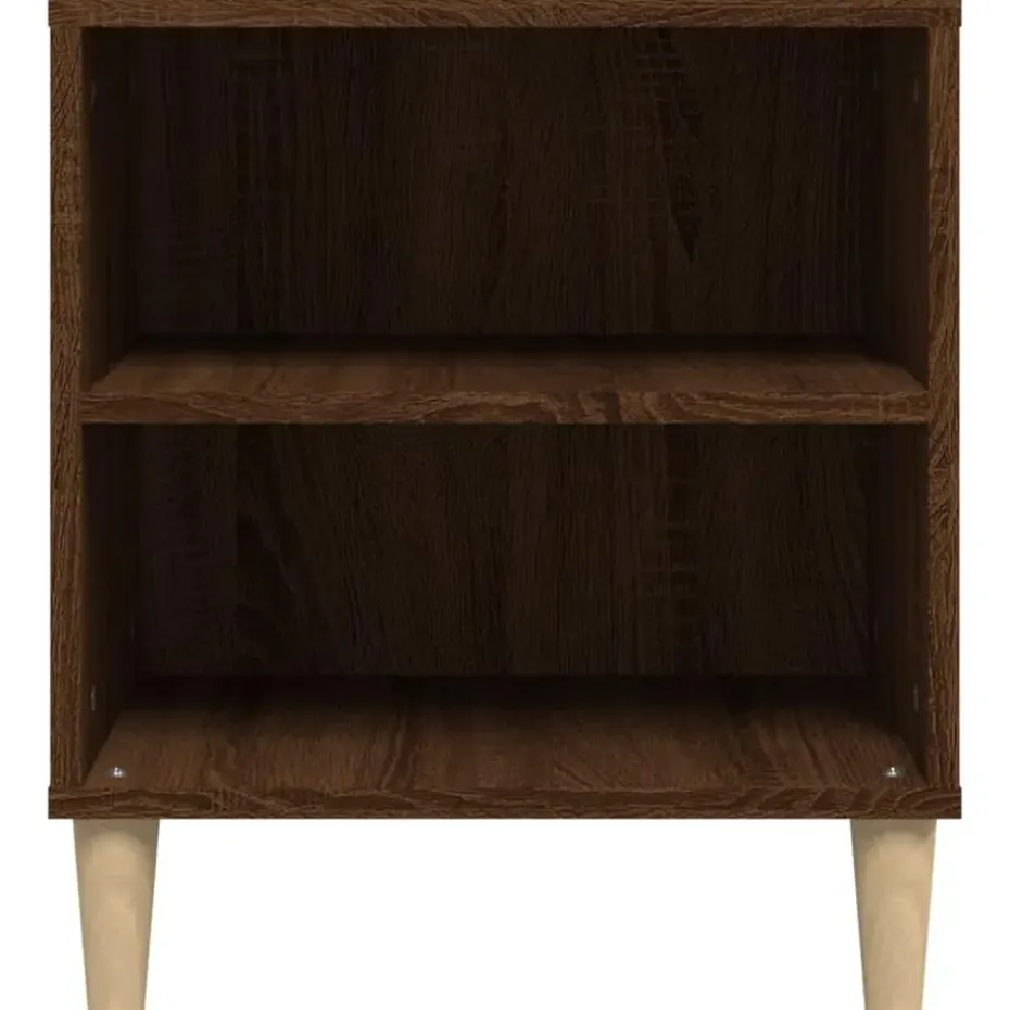 vidaXL - TV-meubel met 2 lades - Bruin eiken - Hout - 102x44.5x50 cm