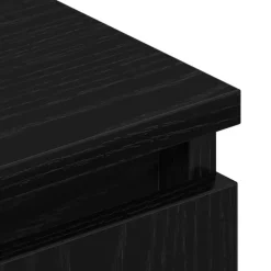 vidaXL - TV-meubel met legplank en 2 deuren - Zwart eiken - 102x30x36 cm