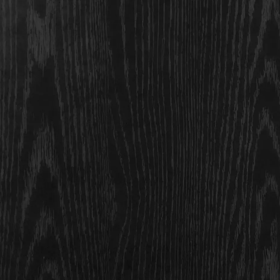 vidaXL - TV-meubel met legplank - Zwart eiken - Bewerkt hout - 100x40x40 cm